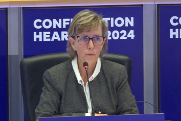 Maria Luís Albuquerque na conferência de presidentes do Parlamento Europeu