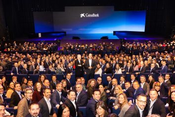 Convenção Executiva do CaixaBank, com Tomás Muniesa e Gonzalo Gortázar | Foto: CaixaBank