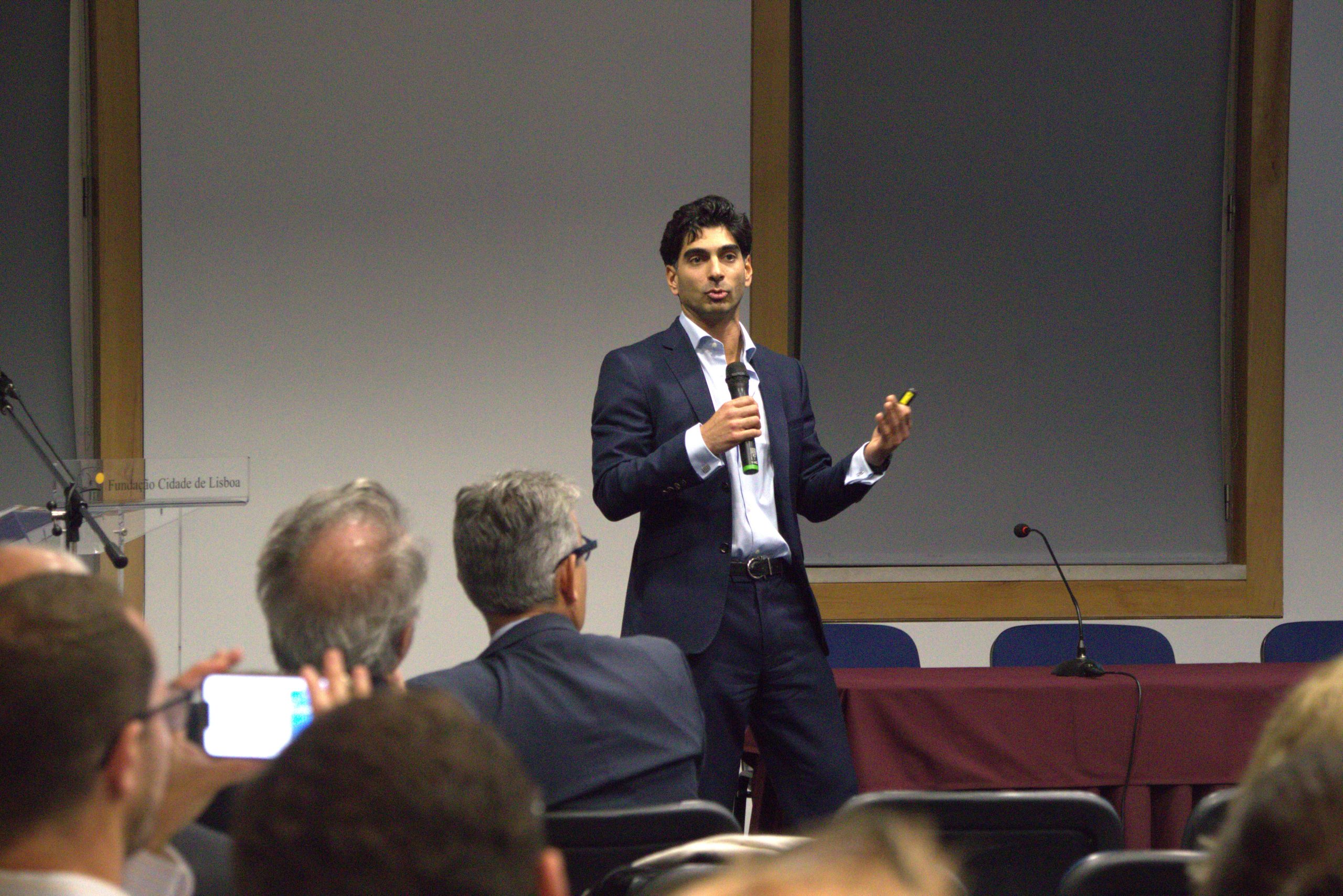 Guatham Samarth, Systematic Investment Strategies, M&G, foi um dos oradores presentes 