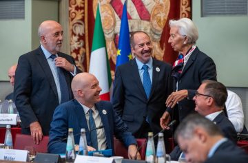 Lagarde e Álvaro Santos Pereira/Fonte: BCE