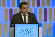 Joaquim Miranda Sarmento na conferência da ASF