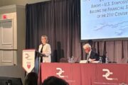 Comissária Europeia dos Serviços Financeiros falou em Harvard/Foto: Linkedin