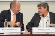 Álvaro Santos Pereira, governador do Banco de Portugal e José Luis Escrivá, governador do Banco de Espanha/Foto: Banco de Espanha