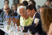 Christine Lagarde, presidente do BCE e Kevin Warsh, presidente da FED/Foto: BCE